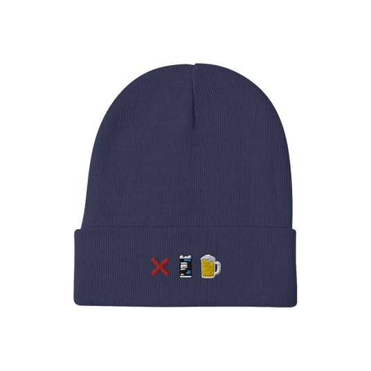 DTMWYD Blue Beanie Front