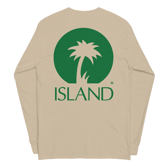 Sand Island Logo Long Sleeve Back