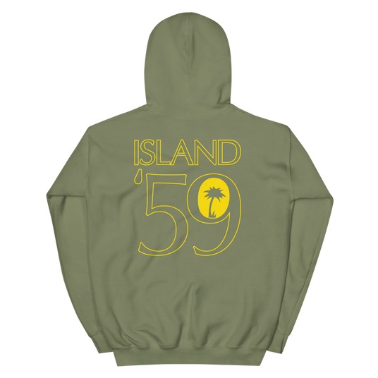 Military Green '59 Jersey Hoodie Back